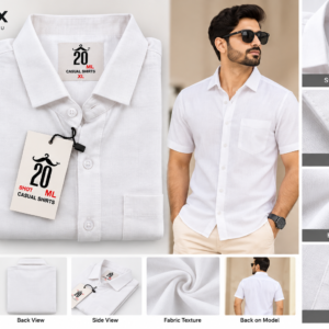 Home mens white casual shirt folded.jpg